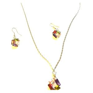 Multi color stone set